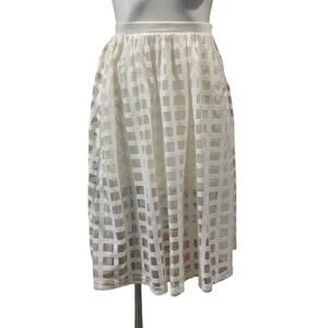 ASOS Full Skirt sz 4 Cream color Midi Skirt